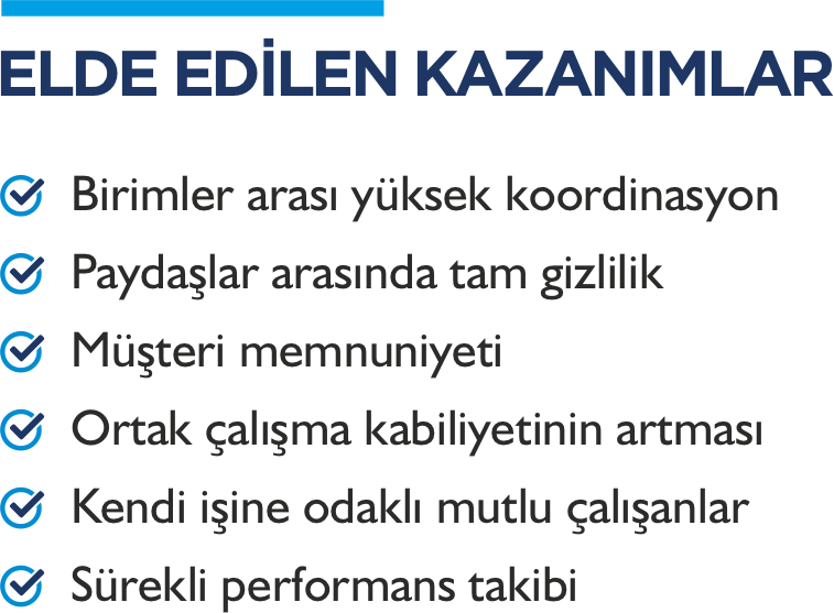 Tüpraş Çözüm Merkezi Elde Edilen Kazanımlar